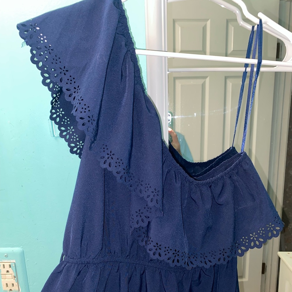 Navy blue summer dress